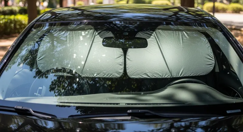 custom fit car sun shade - promotional merchandise